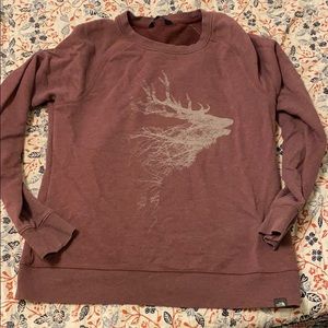 North Face Elk Wildlife Artistic Sweater
